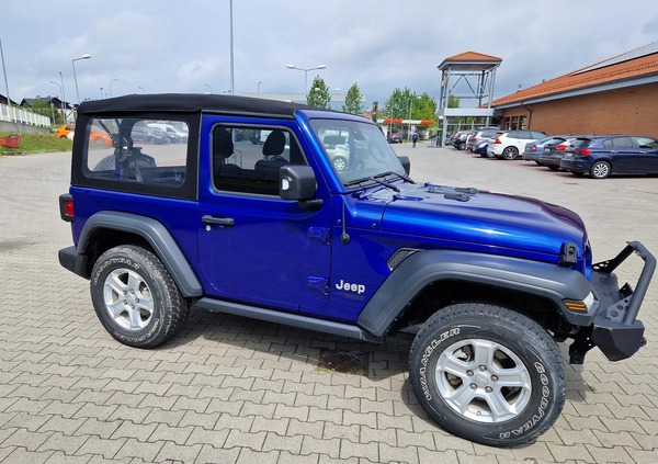 Jeep Wrangler cena 124000 przebieg: 69000, rok produkcji 2018 z Gdańsk małe 137